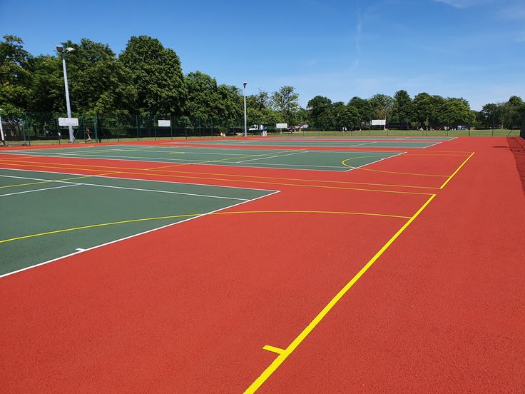 Services tennis court nje tarmac